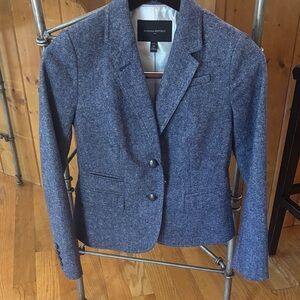 Banana Republic Women's Blue Charcoal Blazer